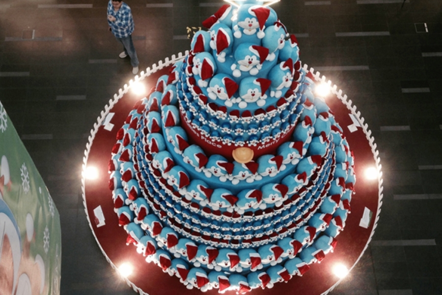 Doraemon-christmas-decoration-festivedecoration-contractor